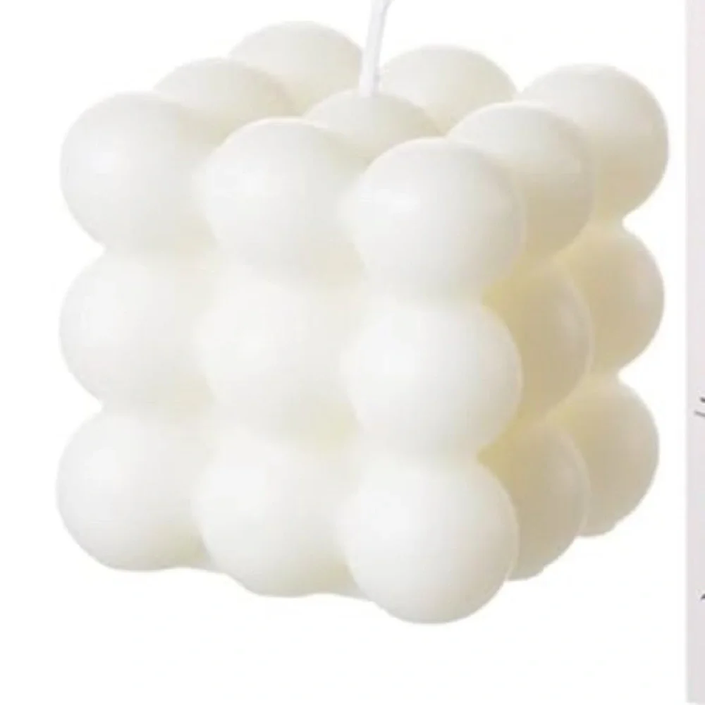 New! Set of 2 bubble candles - Picture 2 of 5